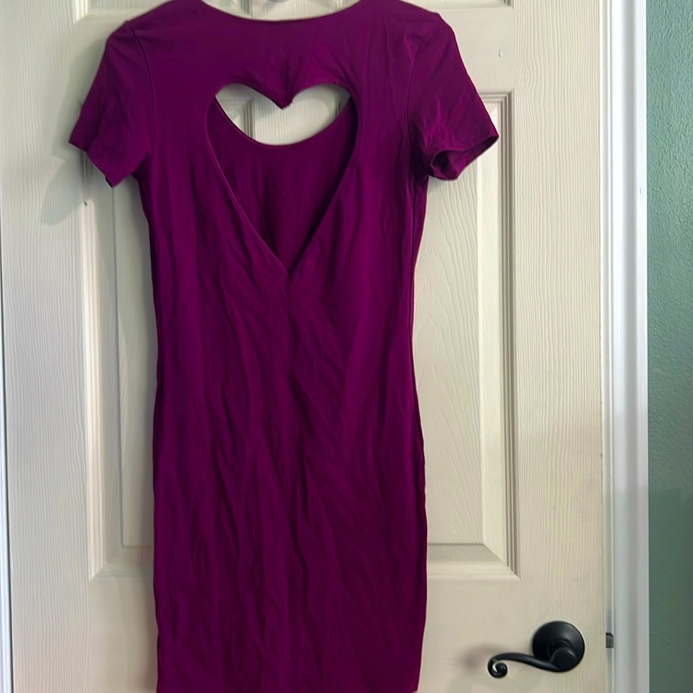 NWT VS Pink Bodycon Purple Dress